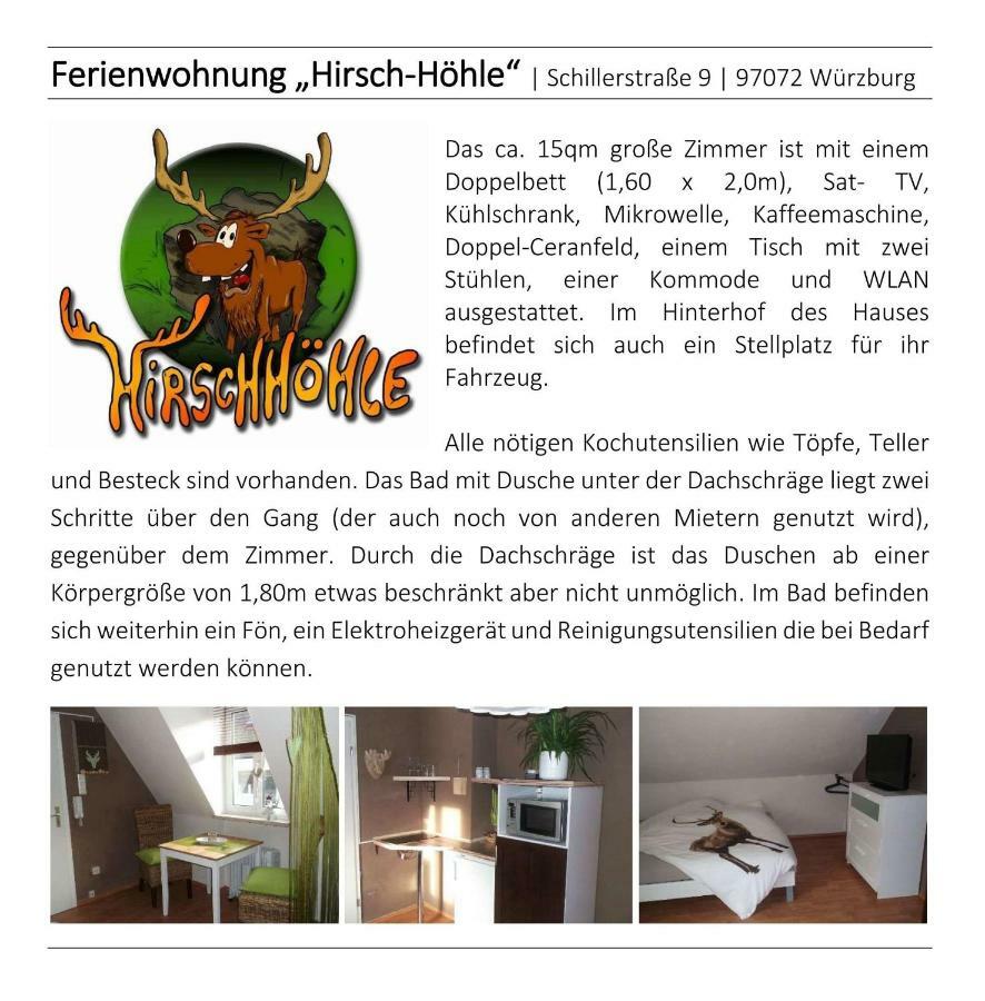 Hirschhoehle Würzburg Buitenkant foto